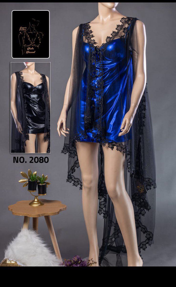blue dress